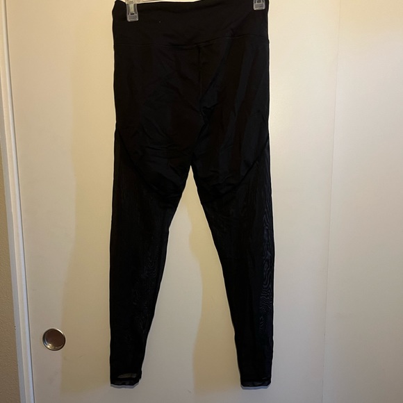 Victoria’s Secret Sport Leggings with Sheer Panel and Drawstring, Size Small - Picture 3 of 7